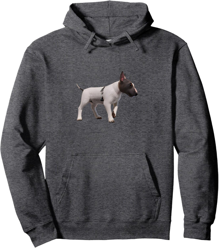 Niedlicher Miniatur-Bullterrier Pullover Hoodie
