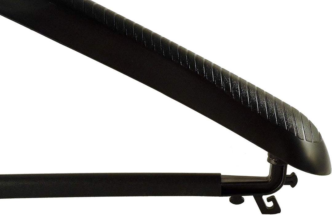 Kleiderbügel für Anzüge und 2-Teiler, Kostümbügel, 38 cm, schwarz, 10 Stück
