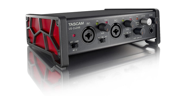 Tascam US-2X2HR USB-Audio-/MIDI-Interface (2 Eingänge, 2 Ausgänge) US-2x2HR US-2x2HR Single, US-2x2H