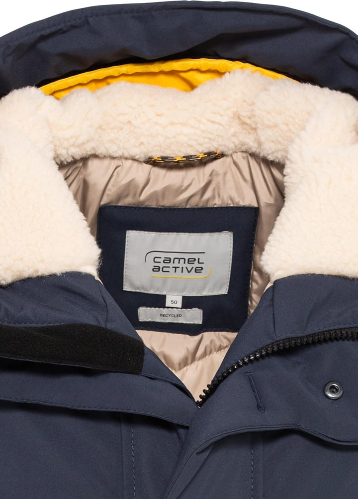 camel active Herren teXXXactive® Funktionsjacke mit recycelten Daunen 60 Dunkelblau, 60 Dunkelblau