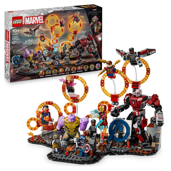 LEGO ǀ Marvel Avengers: Endgame Letzter Showdown - Bauspielzeug mit 10 Minifiguren, darunter Captain