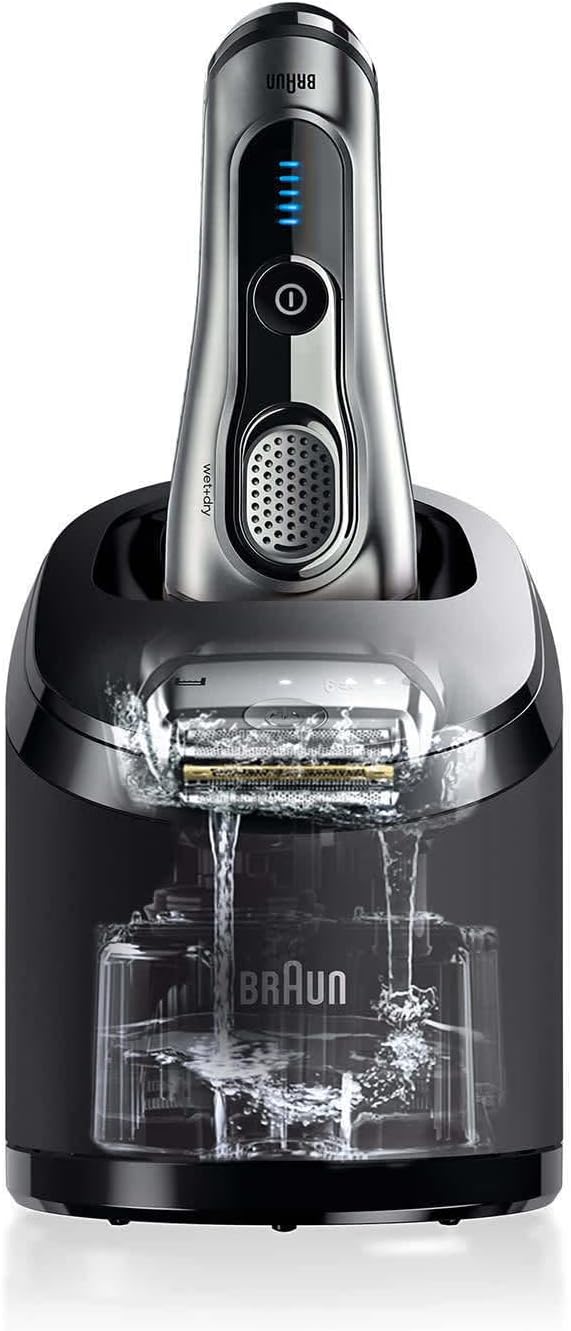 Braun Series 6 60-B7200cc+CCR Foil shaver Trimmer Black Blue