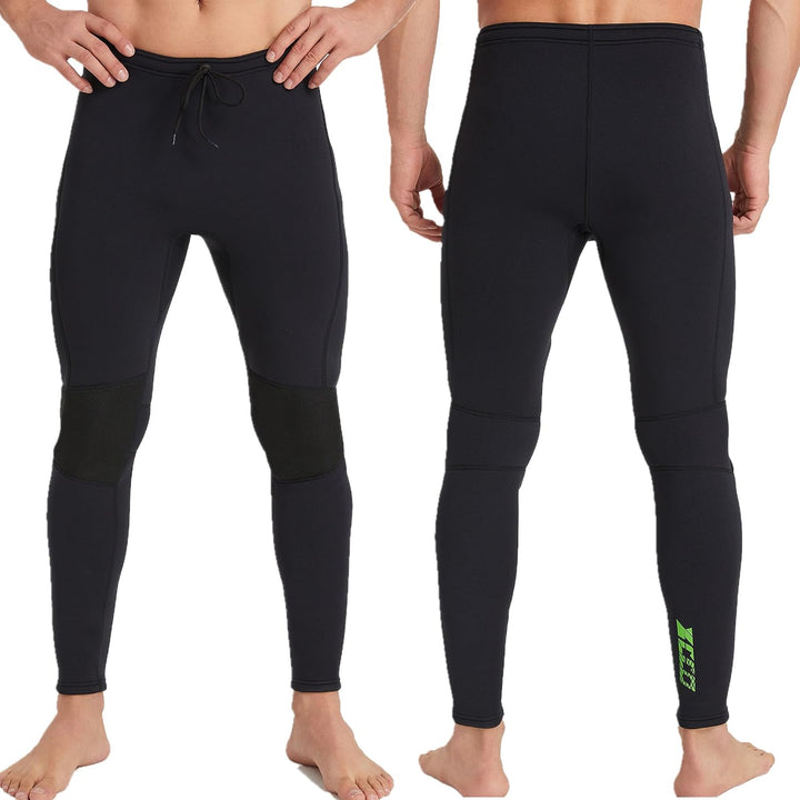 ZCCO Herren und Damen Neoprenhose, 1,5mm/3mmLange Neoprenhose, Tauchhose zum Surfen, Kajakfahren, Sc