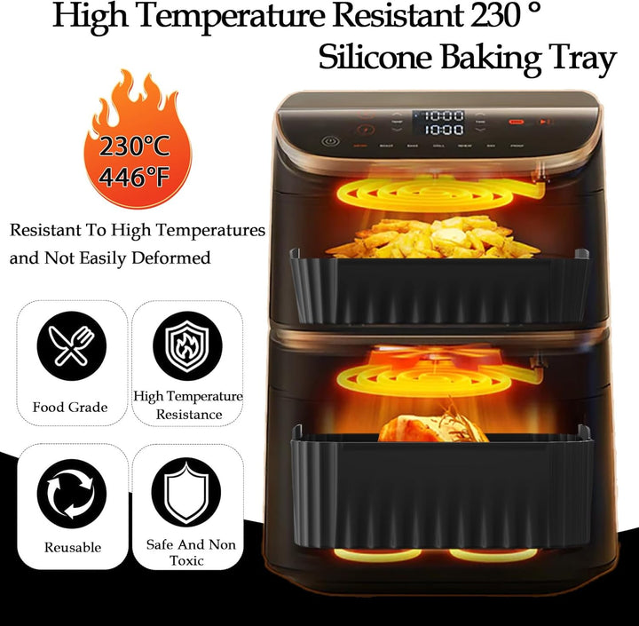 Silikonform Airfryer Zubehör Speziell für Cosori Turbo Tower,für Cosori Turbo Tower Pro & Smart 10,8