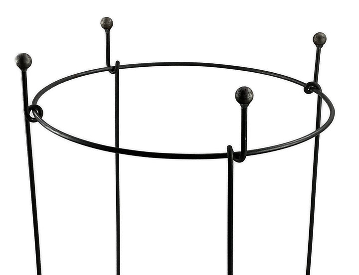 Hirsch Terracotta Staudenhalter OttO Kugel Höhe 120 cm Ø 50 cm flexibel, stabil, erweiterbar, Form R