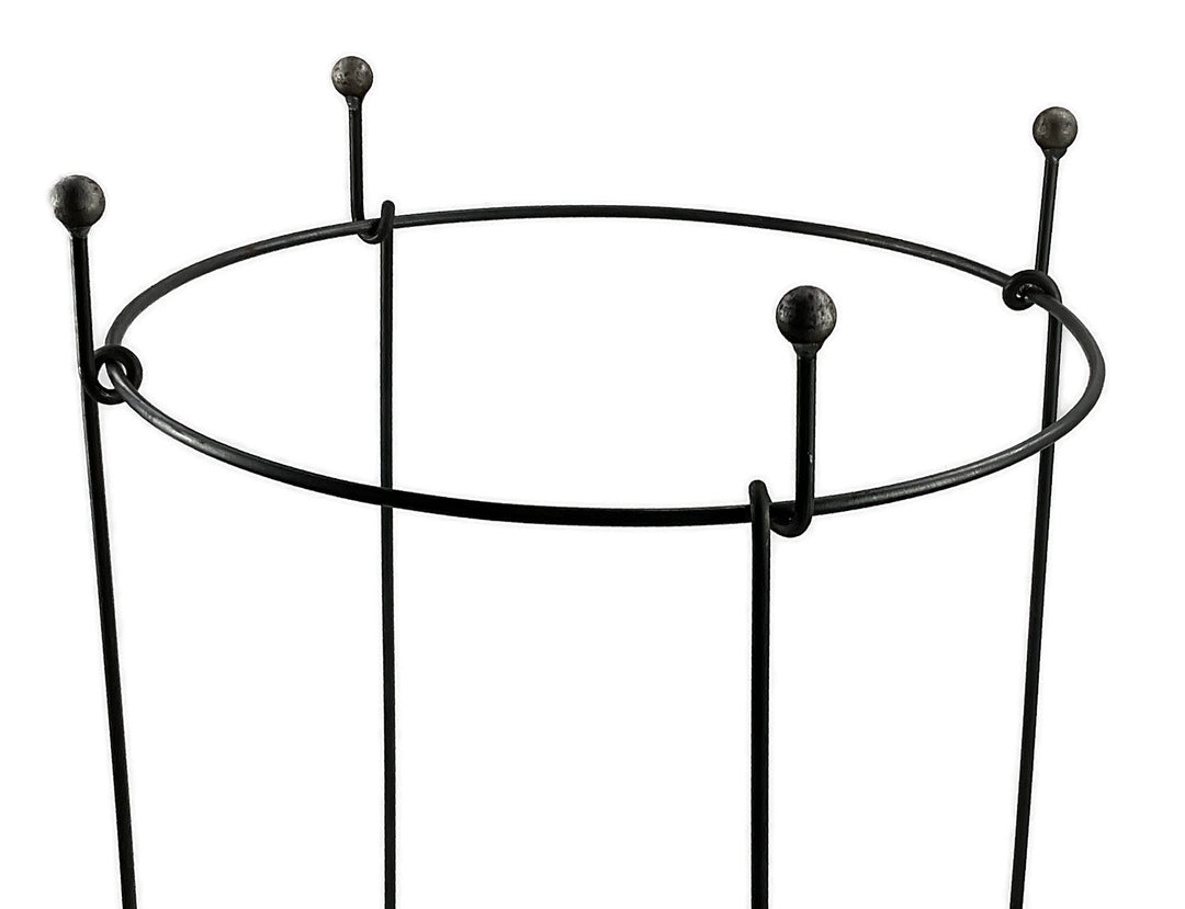 Hirsch Terracotta Staudenhalter OttO Kugel Höhe 120 cm Ø 60 cm flexibel, stabil, erweiterbar, Form R