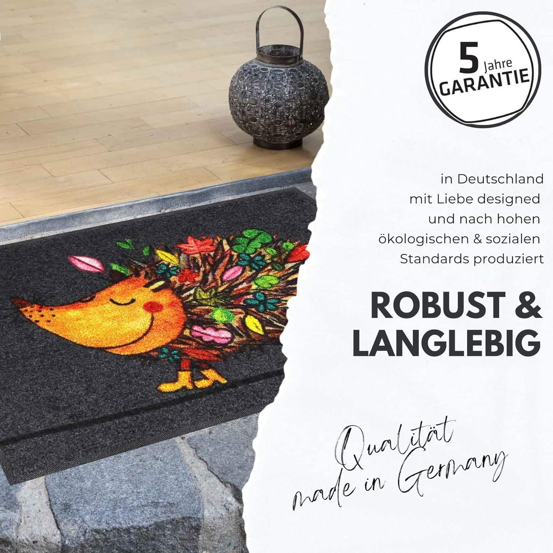 Salonloewe Fussmatte waschbar Hereingedackelt 50x75 cm SLD0653-050x075 H 50 cm | B 75 cm | L 0,7 cm