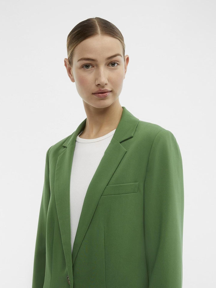 Object Damen Objsigrid L/S Noos Blazer 34 Artichoke Green, 34 Artichoke Green