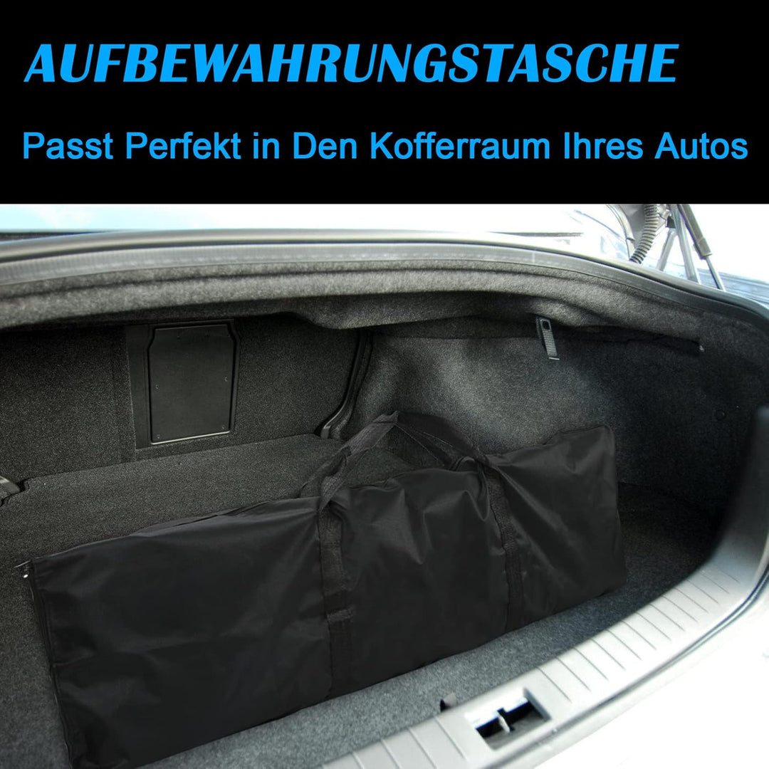 Gimisgu 2x Sandbleche Offroad Traktionsmatte Kunstoff Anfahrhilfe Recovery Board Tracks mit Aufbewah