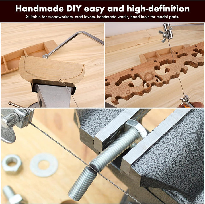 Wincal Laubsäge, Coping Säge, 3 Zoll Multifunktionale Mini Holzbearbeitungs, Kunststoff Holz U-Draht