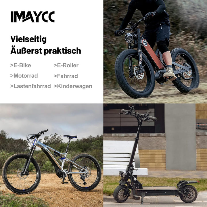 IMAYCC E Scooter Schloss, Schloss für E Scooter, Diebstahlschutz Handschellenschloss, Hohe Sicherhei