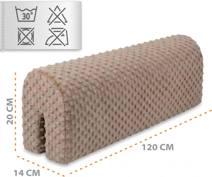 Bettkantenschutz für Kinderbetten 120 cm - Schutz für Bettrahmen Baby Bett rausfallschutz für boxspr