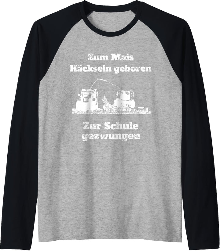 Mais häckseln Landwirt Traktor Landwirtschaft Schule Kinder Raglan