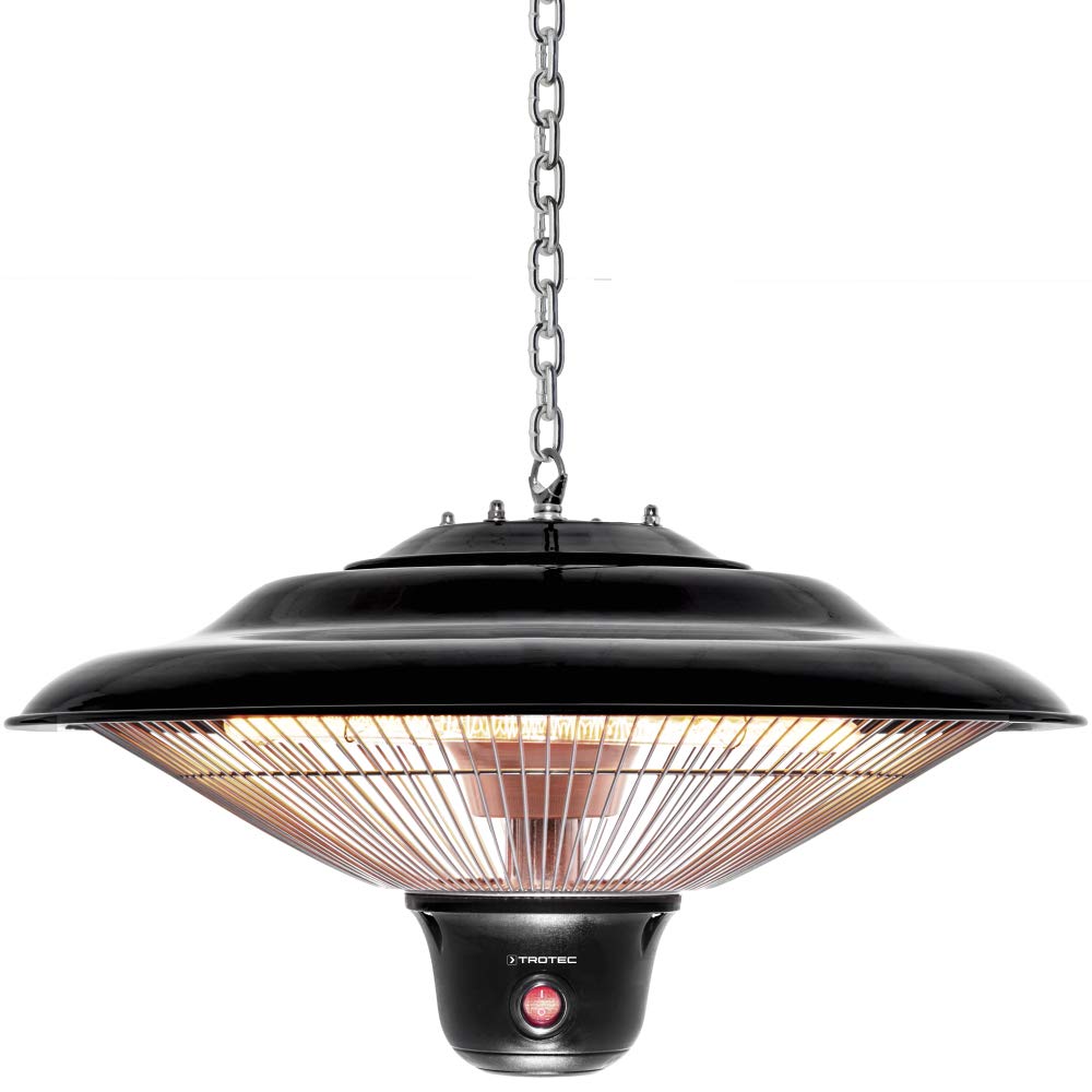 TROTEC Design-Deckenheizstrahler IR 1500 SC Terrassenheizstrahler Infrarotstrahler Wärmestrahler 3 H