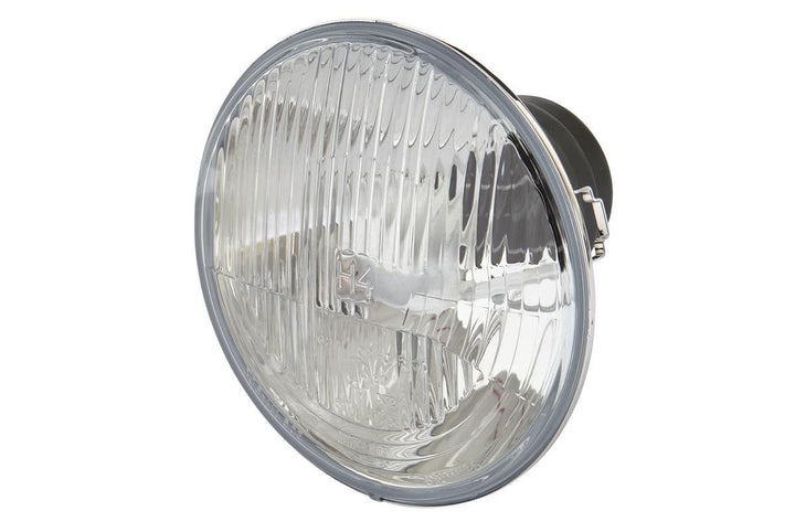 HELLA 1A6 002 395-991 Hauptscheinwerfersatz - Halogen - H4 - 12V - rund - Ref. 20 - gewölbte Streusc