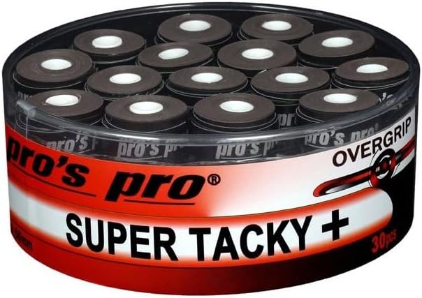 Generisch 30 Overgrip Super Tacky Tape Tennis Griffbänder, Schwarz