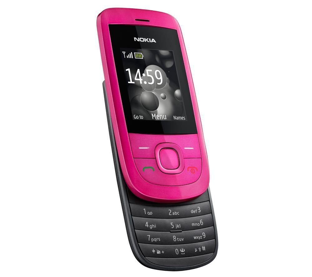 Nokia 2220 slide Handy (MP3, GPRS, Ovi Mail. Flugmodus) hot pink, hot pink