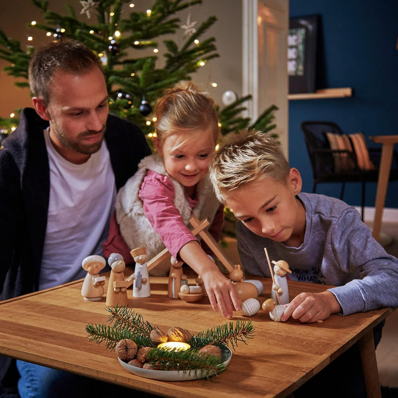 HABA - Weihnachtskrippe aus Holz – Weihnachtsdekoration – Ref.