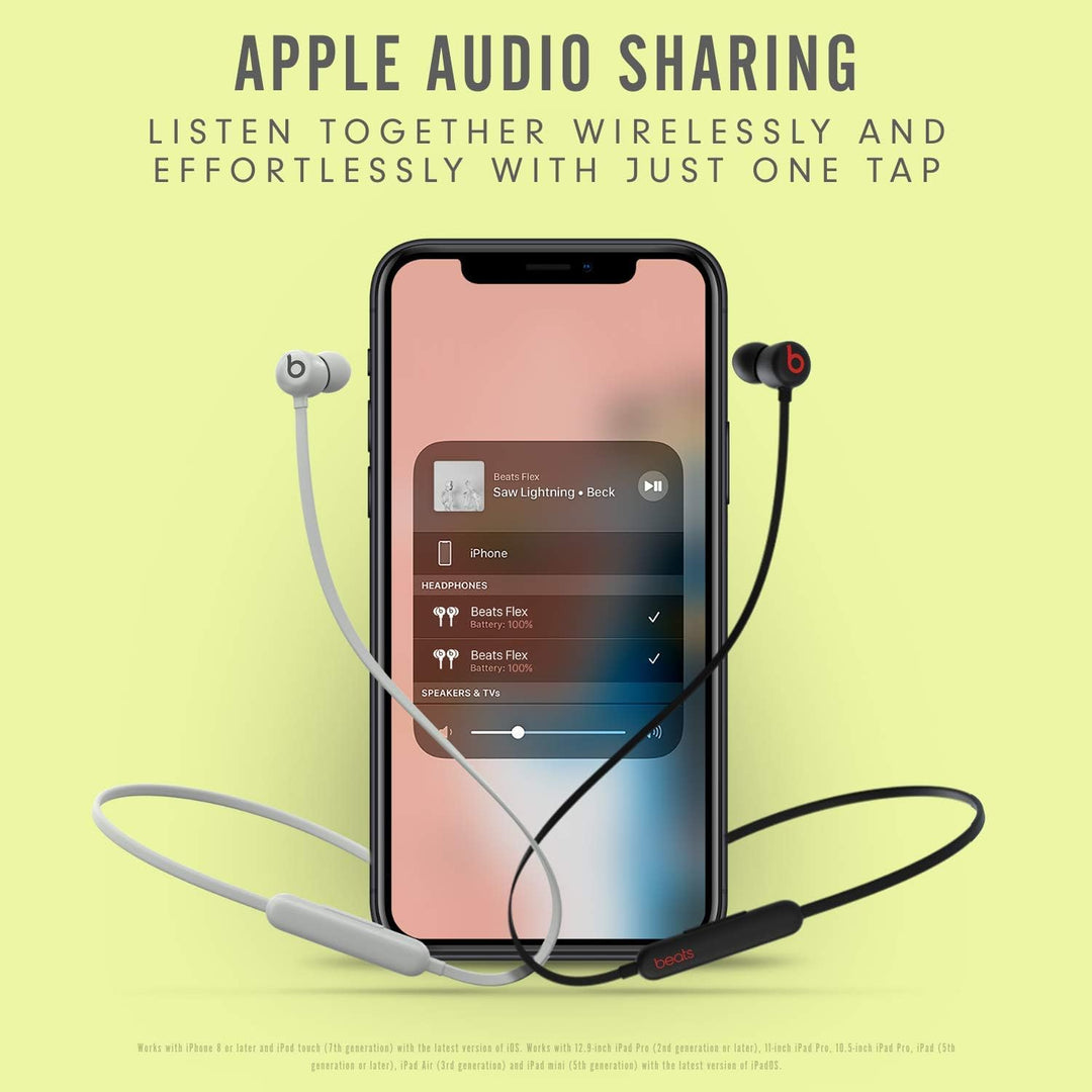 Beats Flex In-Ear Kopfhörer – Apple W1 Chip, magnetische In-Ear Kopfhörer, Bluetooth Klasse 1, 12 St