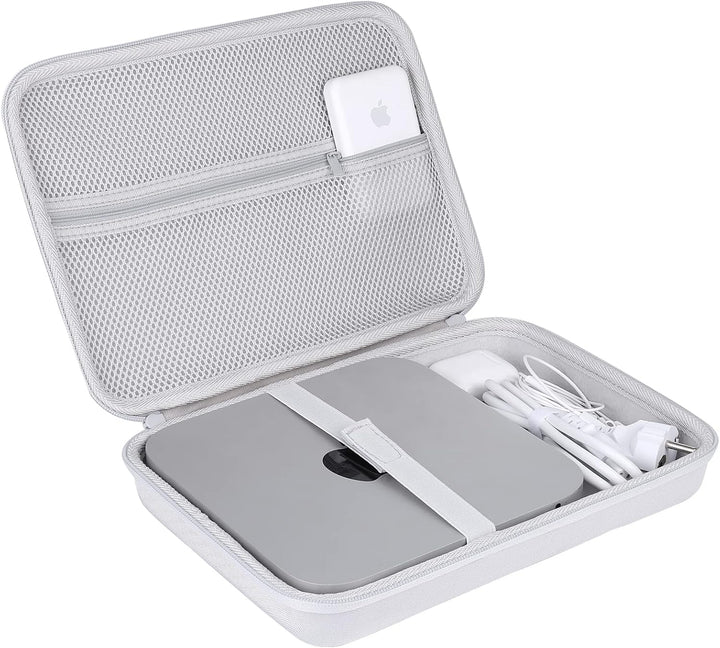 co2CREA Hart Reise Schutz Hülle Etui Tasche für Apple Mac M2 chip/Mac mini M2 Pro/M1 Desktop PC für