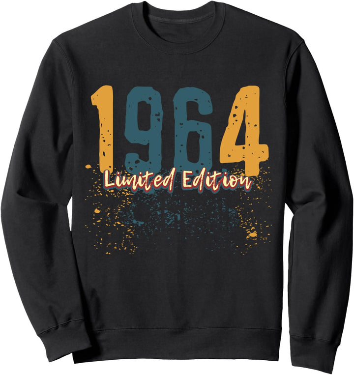 60. Geburtstag Mann Frau 60 Jahre 1964 Deko Lustig Geschen Sweatshirt