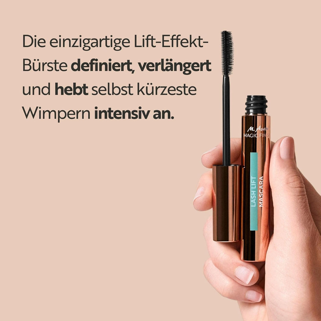 M. Asam MAGIC FINISH Lash Lift Mascara Deep Black (10ml) – Lash Lift Mascara in Schwarz für Wimpern