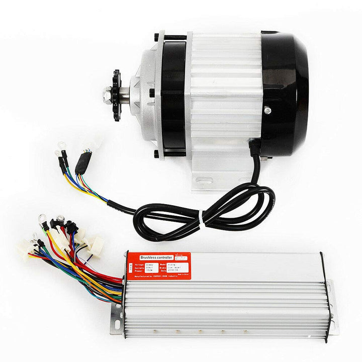 SHIOUCY 48V DC 750W Elektrischer Bürstenloser Motor mit Controller Für Dreirad E-Bike Geeignet für D