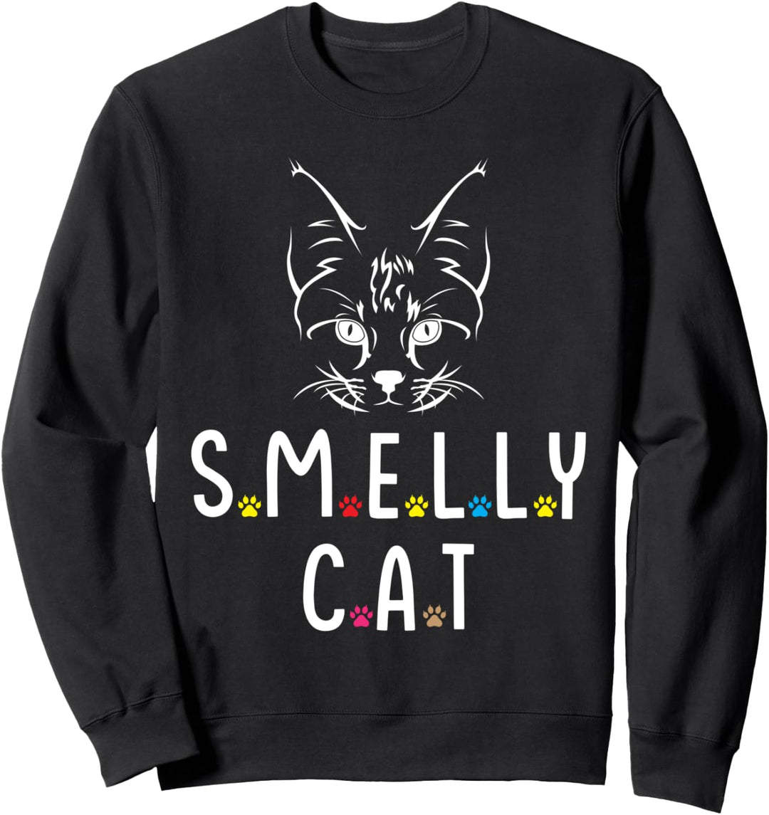 stinkende Katze Sweatshirt