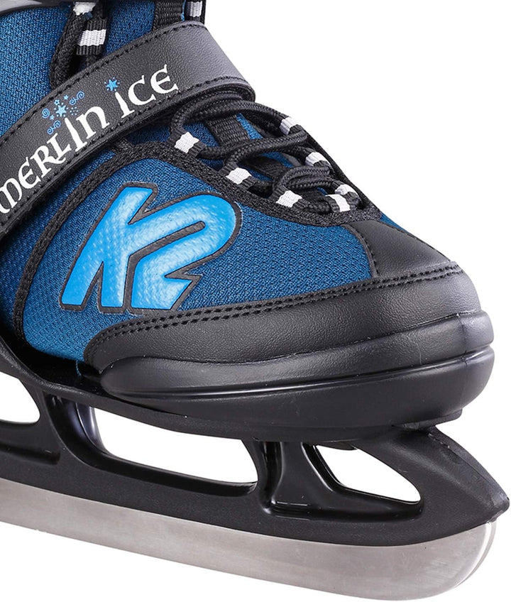 K2 Jungen Merlin Ice, Black-Blue Skates S (EU: 29-34 / UK: 10-1 / US: 11-2) black - blue, S (EU: 29-