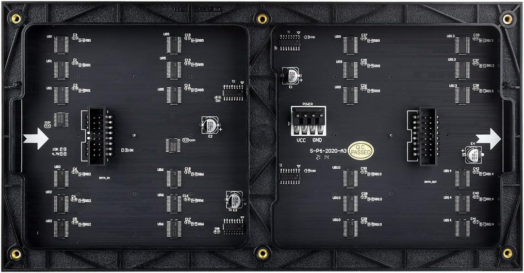 Waveshare RGB Full-Color LED Matrix Panel 4mm Pitch 64×32 Pixels 2048 Individual RGB LEDs Adjustable