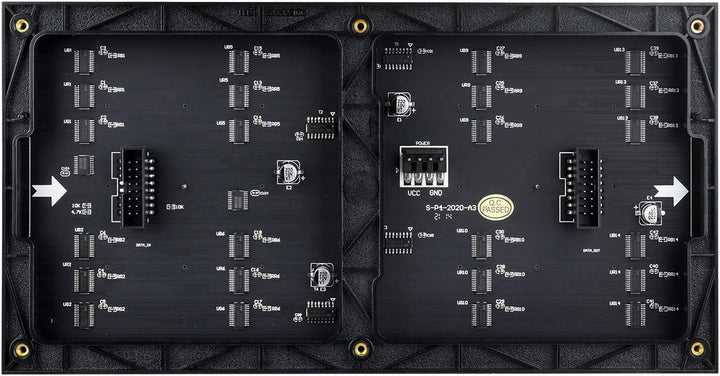Waveshare RGB Full-Color LED Matrix Panel 4mm Pitch 64×32 Pixels 2048 Individual RGB LEDs Adjustable