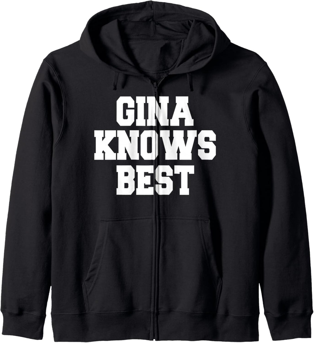 Gina weiss es am besten Kapuzenjacke