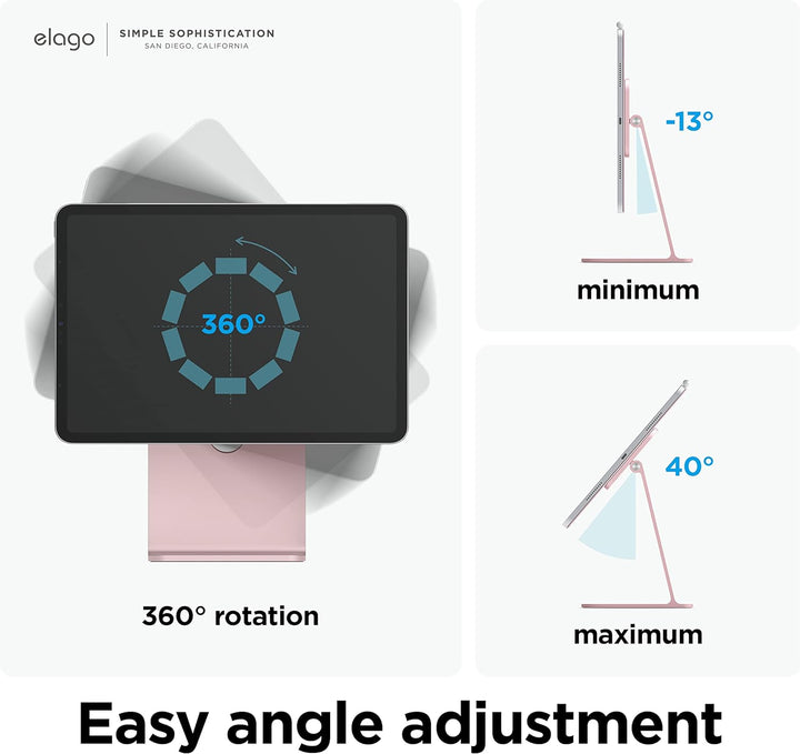 elago Premium Magnetischer Ständer Kompatibel mit iPad Pro 12.9 Zoll [5., 4. Gen], iPad Pro 11 Zoll