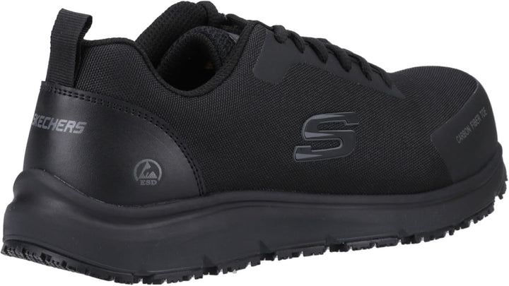 Skechers Herren 200090ec Blk Sneaker 42 EU Black Textile Synthetic, 42 EU Black Textile Synthetic