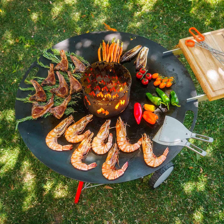 Feuerplatte | Grillring | Grillplatte | Plancha - Universalgrösse für Stahlfässer, Öltonnen Stahlton