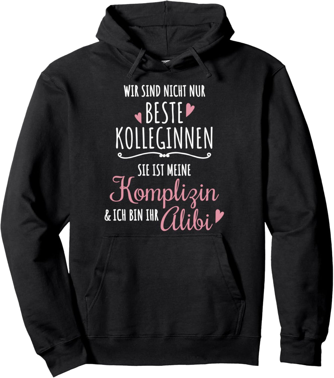 Beste Kollegin Freundin Abschied Geschenk Lieblingskollegin Pullover Hoodie