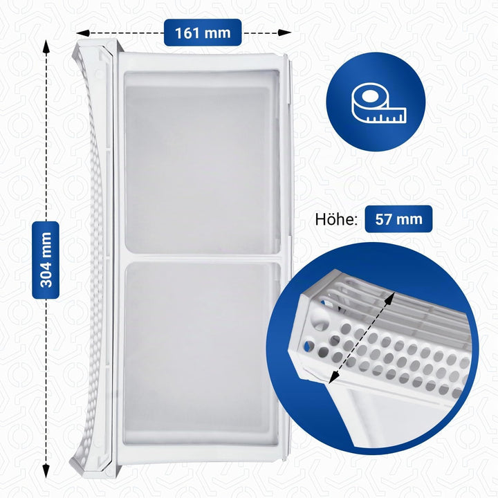 VIOKS Filtertasche Flusensieb Ersatz für Bosch Siemеns 650474 00650474 Sieb Filter - Flusenfilter In