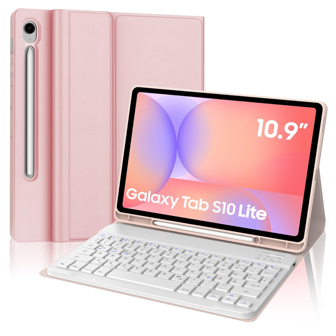 Tastatur für Samsung Galaxy Tab S10 Lite AI Tablet 10.9" 2025/S10 FE, Kabellose Magnetisch Abnehmbar