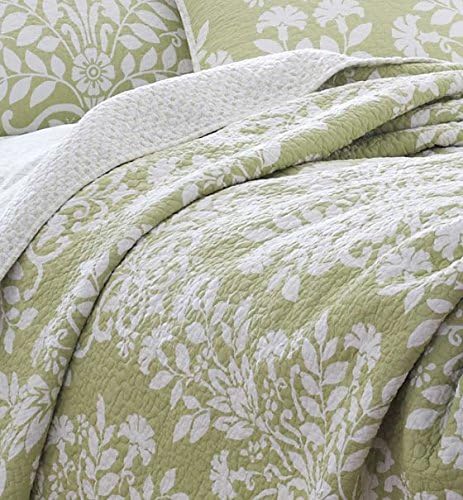 Laura Ashley Home – Queen-Bettwäsche-Set, wendbare Baumwoll-Bettwäsche mit passenden Kissenbezügen,