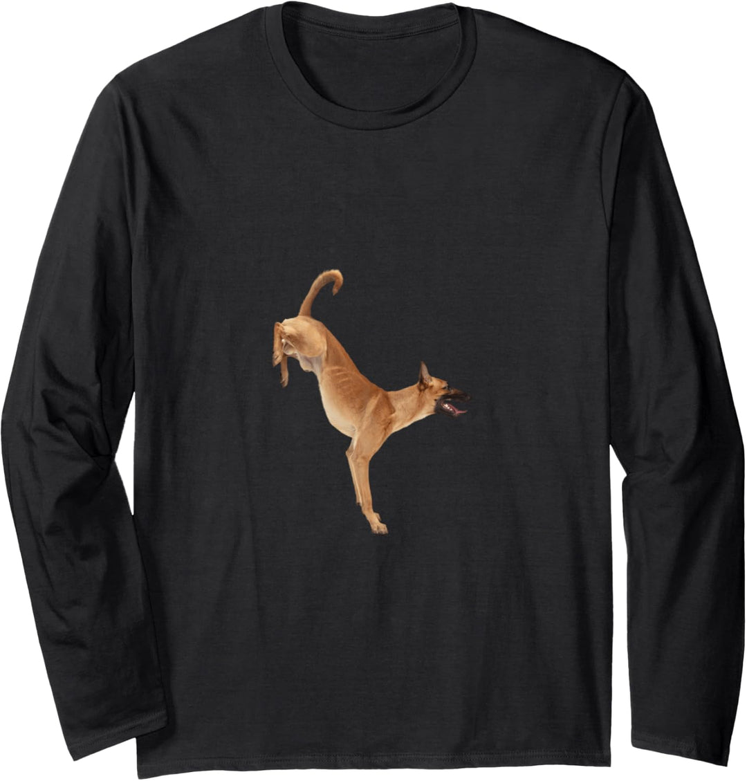 Niedlicher Belgischer Malinois Langarmshirt