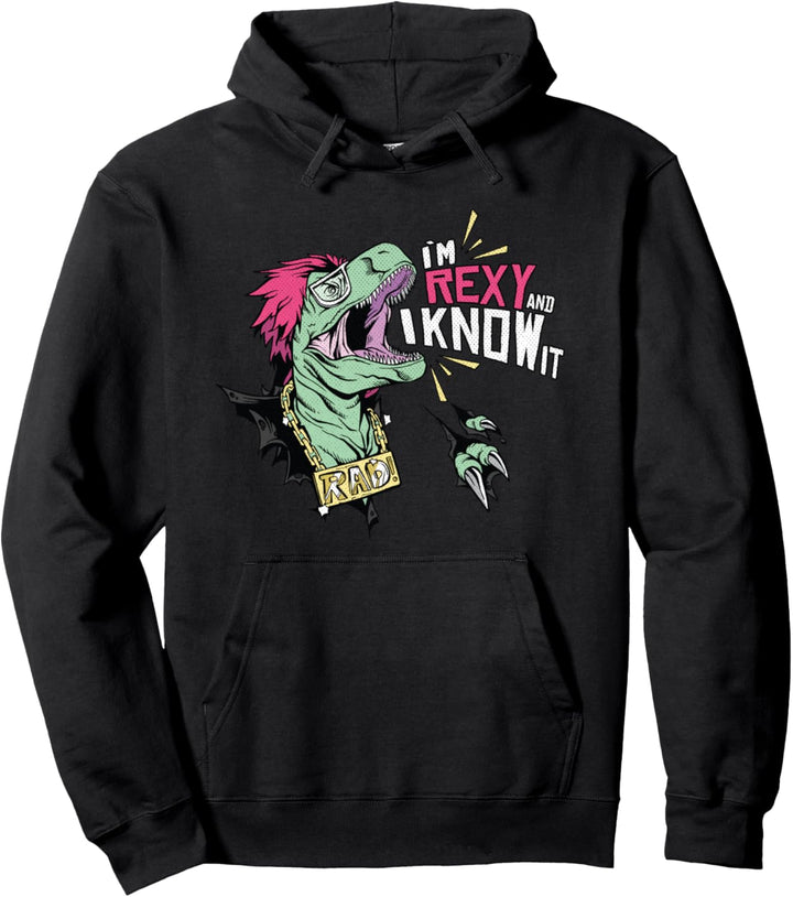 Frecher T-Rex Pullover Hoodie