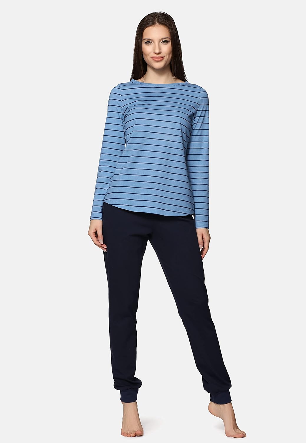 Bellivalini Damen Schlafanzug BLV50-166 S Ozean Navy, S Ozean Navy