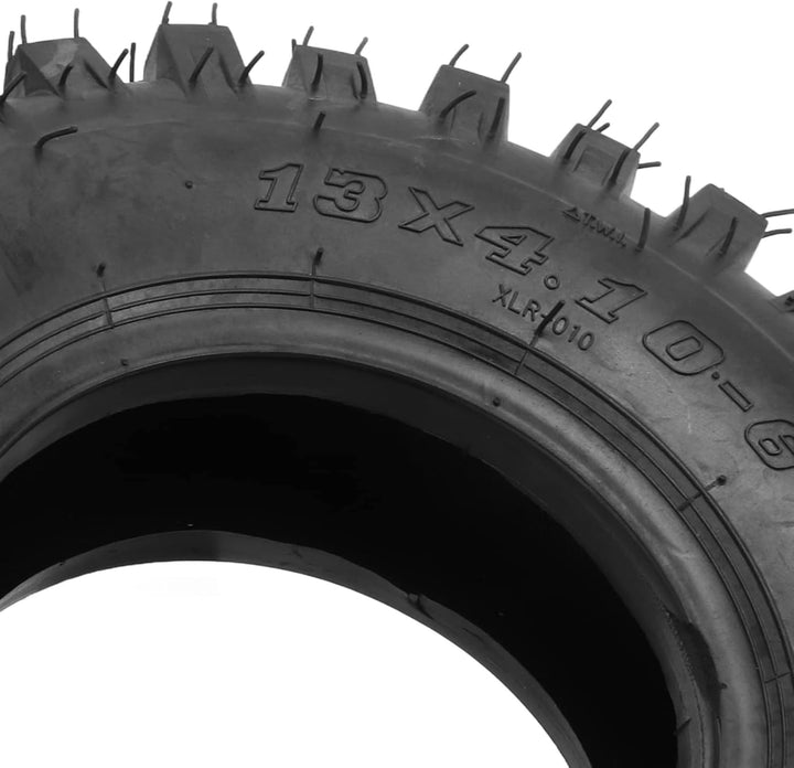 Motorradreifen, 13x4,10-6 Reifen Verdicken Rutschfester Gummi-Schneekehrer-Reifen Geeignet für ATV K