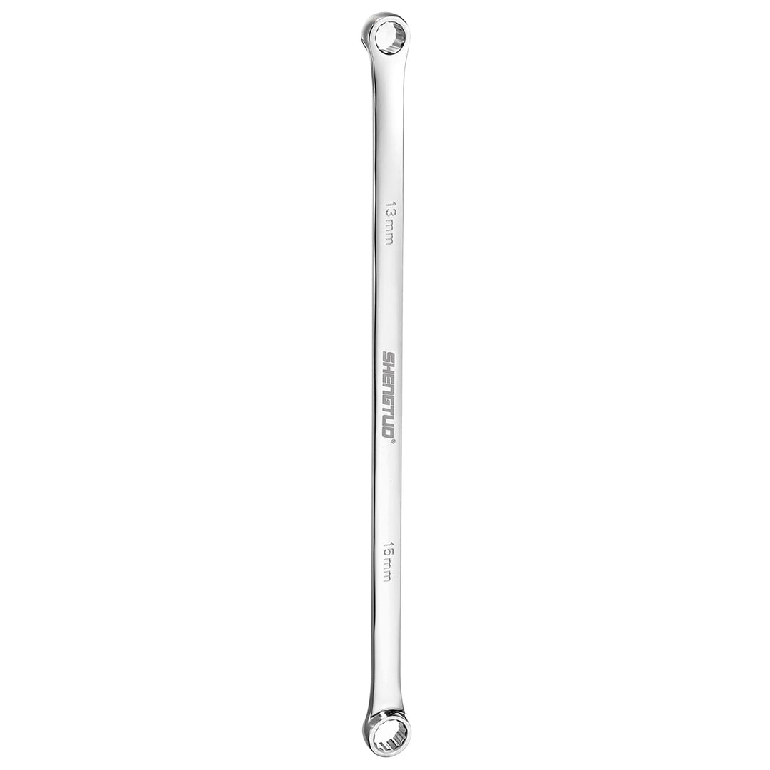 QUARKZMAN 13 x 15 mm Metrisch Doppelend-Ringschlüssel Mit Ratsche CR-V | Lange Schraubenschlüssel We