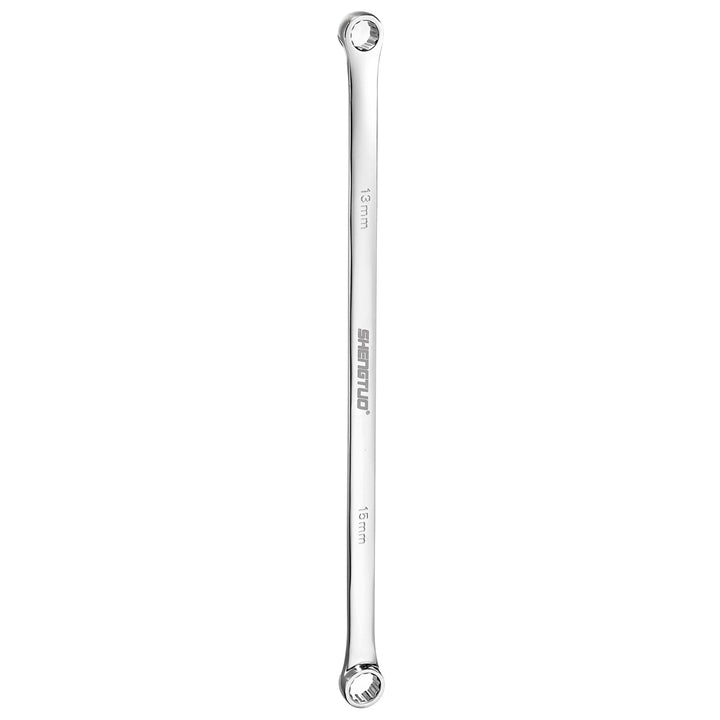 QUARKZMAN 13 x 15 mm Metrisch Doppelend-Ringschlüssel Mit Ratsche CR-V | Lange Schraubenschlüssel We