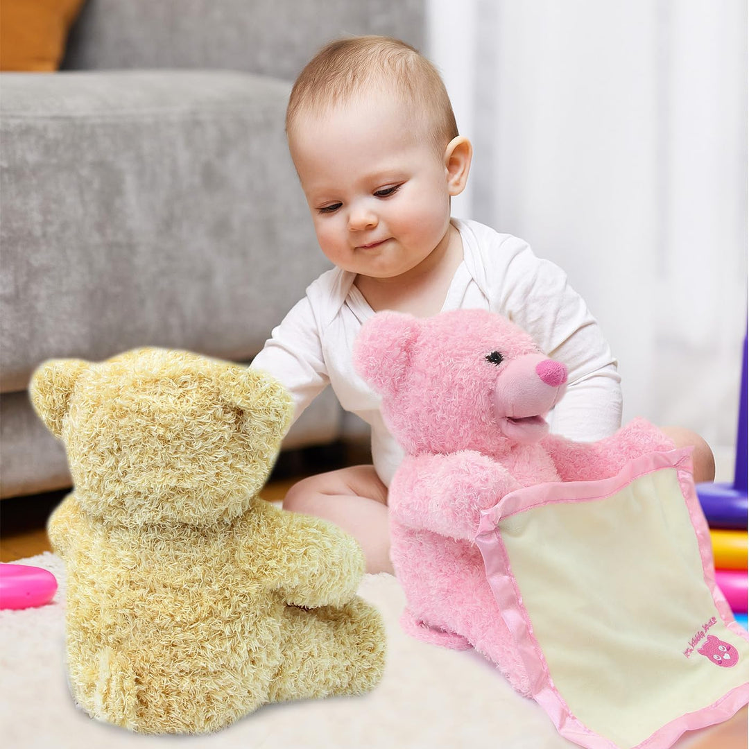 JAMARA 460481 Mrs. Babble Bear, Plüschtier, Teddy, Kuscheltier, niedliches Aussehen, Rollenspiel, Ve