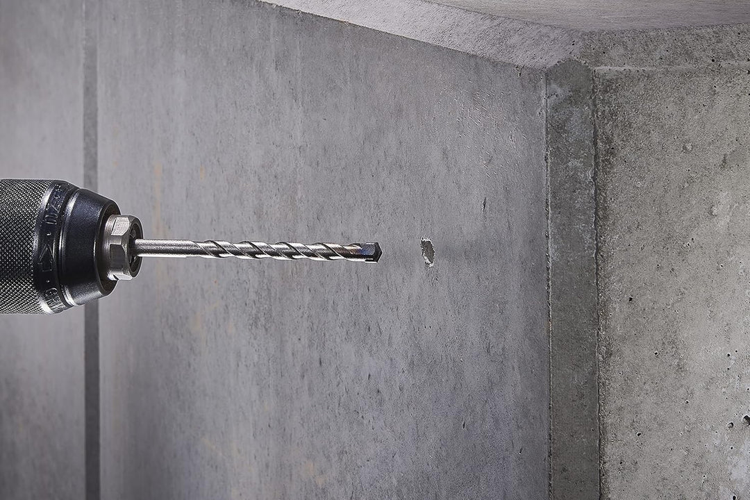 wolfcraft Betonbohrer-Set HM-bestückt, Ø 3-10 mm, 9-tlg. I 7109000 I Für Bohrungen in Beton, Kunst-