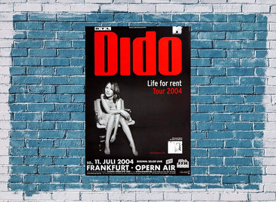 Dido - Live for Rent, Frankfurt 2004 » Konzertplakat/Premium Poster | Live Konzert Veranstaltung | D