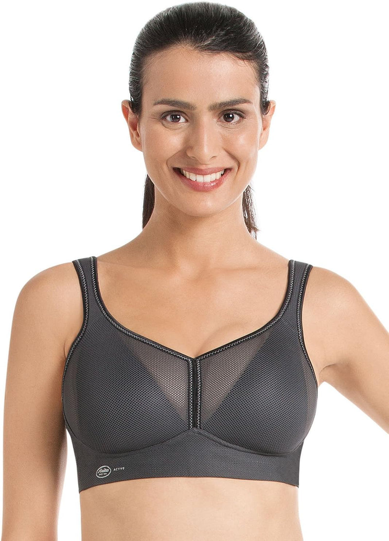 Anita - Air Control mit Delta Pad - Damen - Sport-BH - atmungsaktiv 90C Grau (Anthrazit 408), 90C Gr