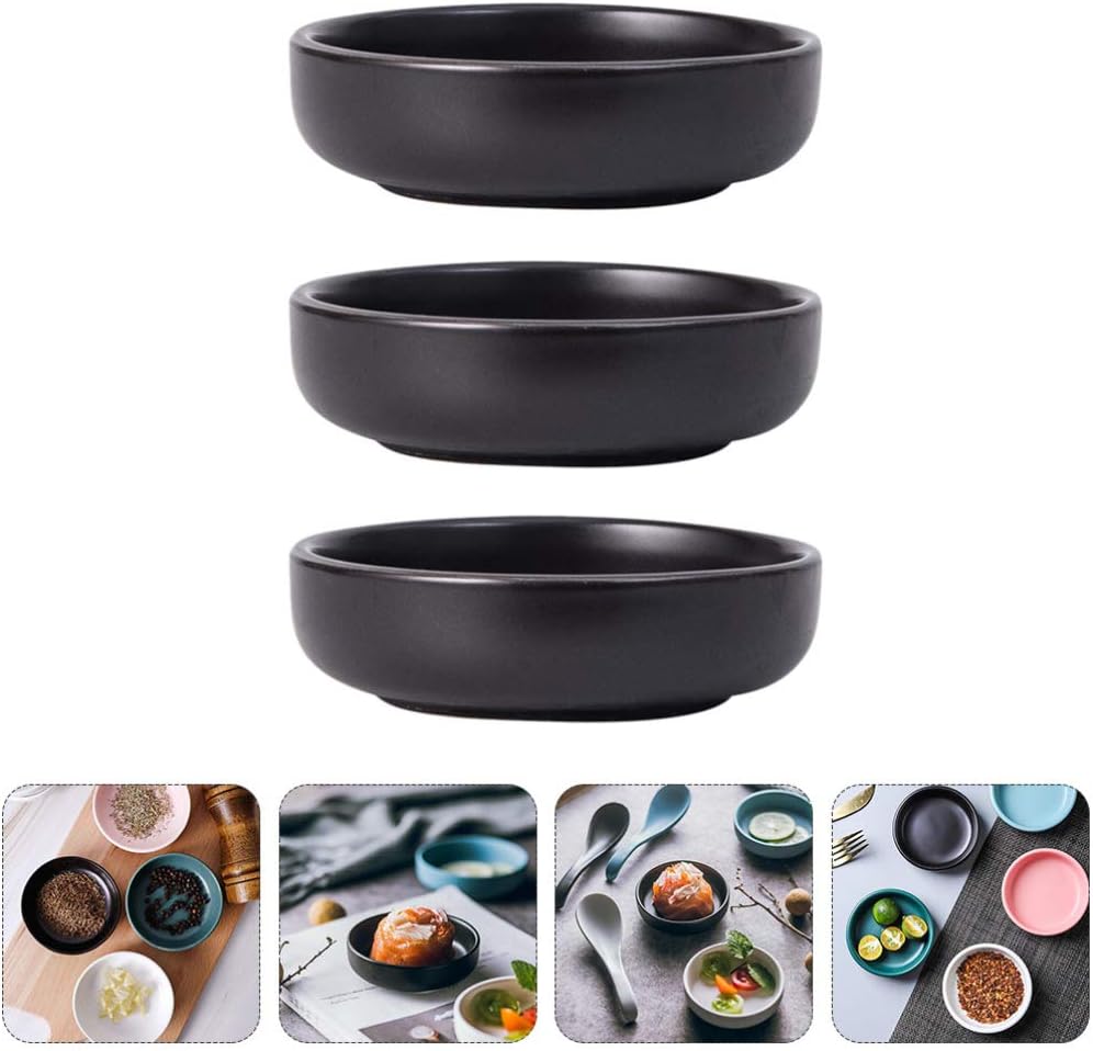 HEMOTON Dipschalen Keramik Saucenschälchen Sushi Soja Saucen Sojasauce Ketchup Gewürz Veginer Dipsch